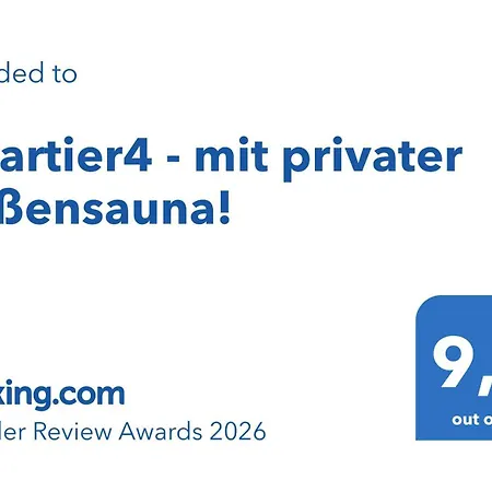 Апартаменты Quartier4 - Mit Privater Aussensauna! *